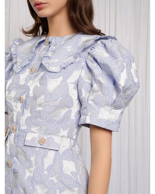 Sister Jane White Lacewing Mini Dress