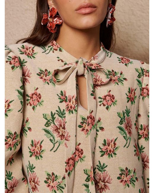 Sister Jane Brown Ember Tapestry Mini Dress