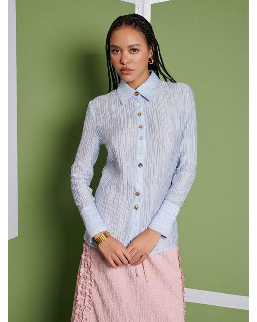 Sister Jane Green Ghospell Rebecca Fitted Shirt