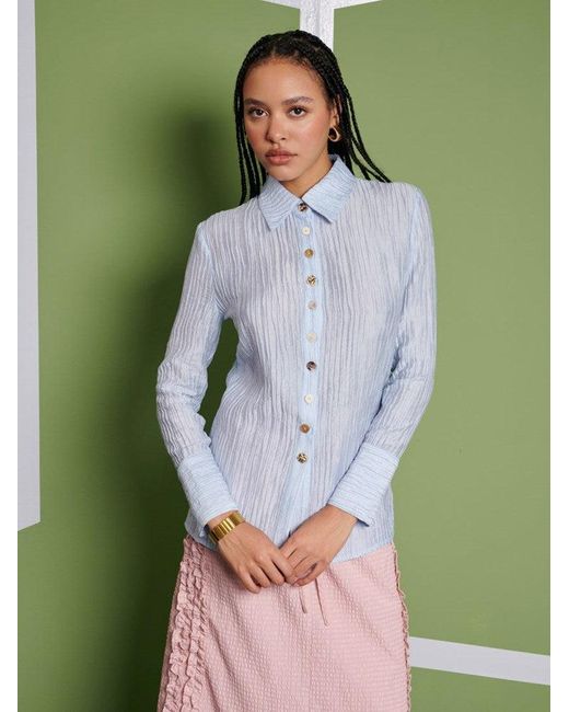 Sister Jane Green Ghospell Rebecca Fitted Shirt