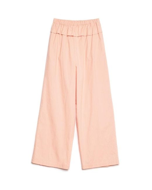 Sister Jane Orange Sunrise Ruffle Waist Trousers