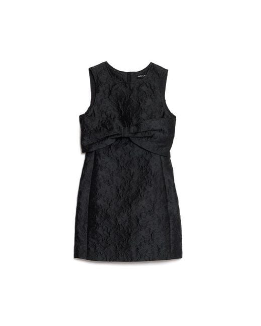 Sister Jane Green Frieze Jacquard Bow Dress