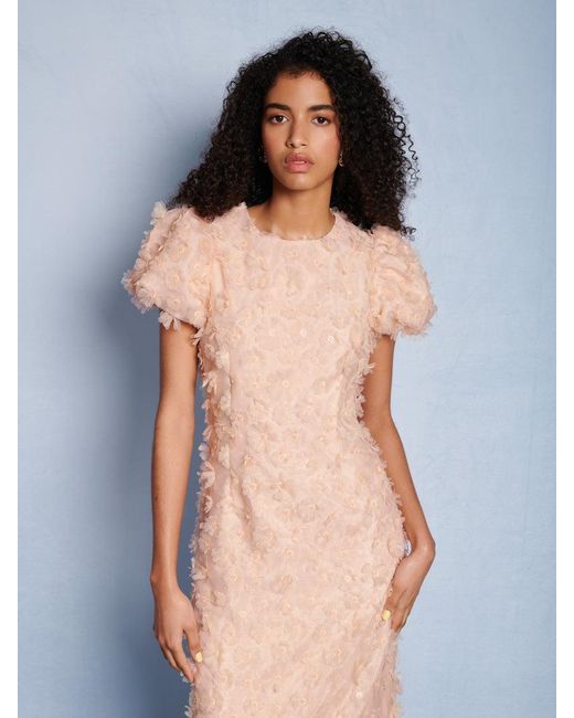 Sister Jane Blue Dream Petaline Floral Midi Dress