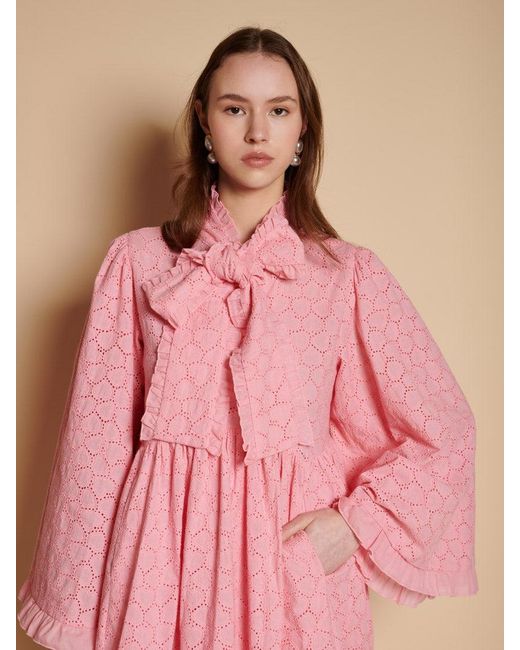 Sister Jane Pink Keepsake Bow Mini Dress