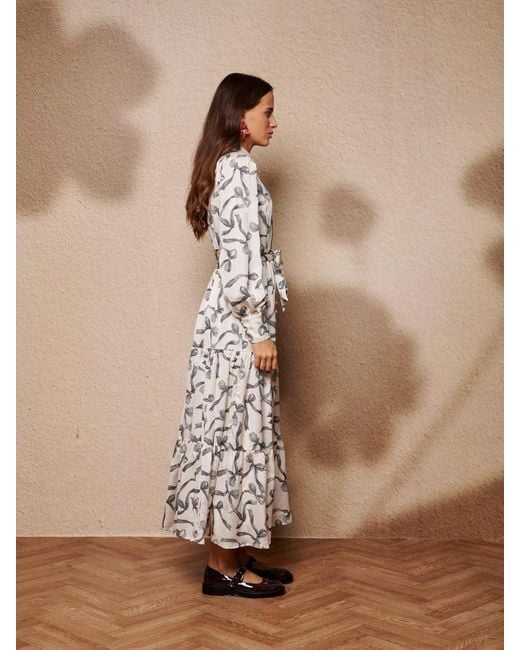 Sister Jane Brown Amara Bow Maxi Dress