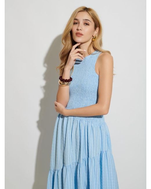 Sister Jane Blue Ghospell Marina Midi Dress