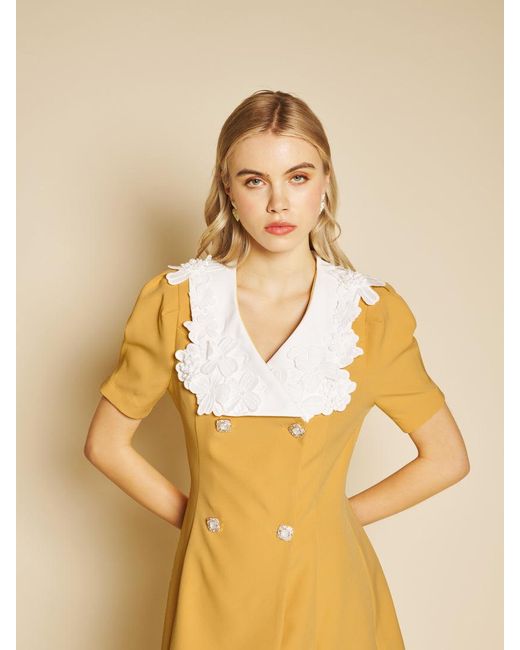 Sister Jane Natural Jewel Canvas Mini Dress