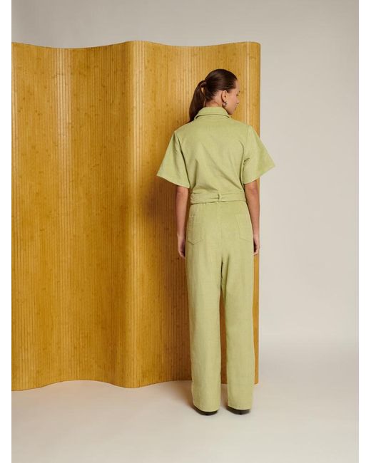 Sister Jane Yellow Ghospell Vega Cord Jumpsuit