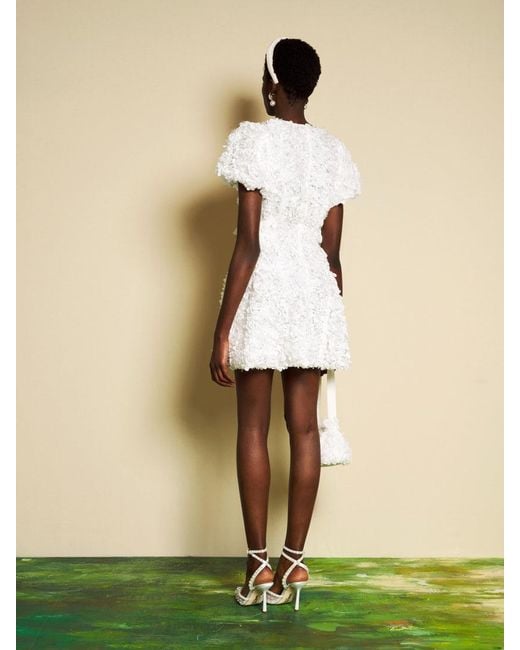 Sister Jane Natural Dream Petalscape Tulle Mini Dress