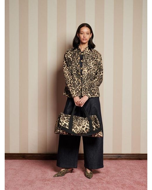 Sister Jane Natural Conrad Leopard Worker Jacket