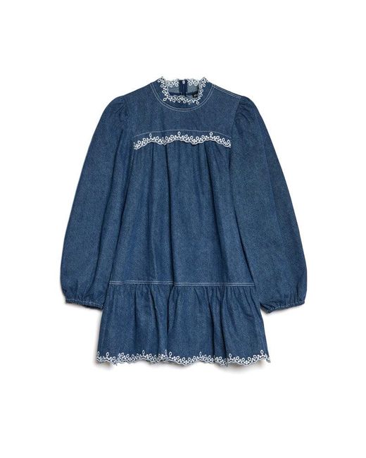 Sister Jane Blue Haze Denim Mini Dress