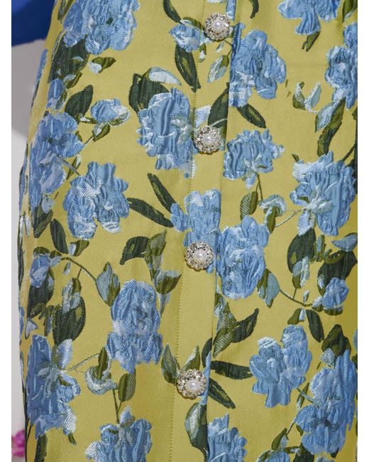 Sister Jane Multicolor Dream Seagrass Jacquard Midi Skirt