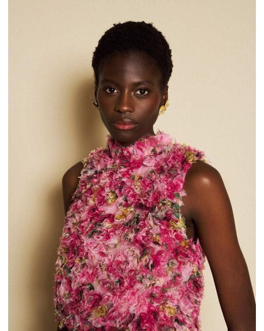 Sister Jane Red Dream Meadow Palette Tulle Top