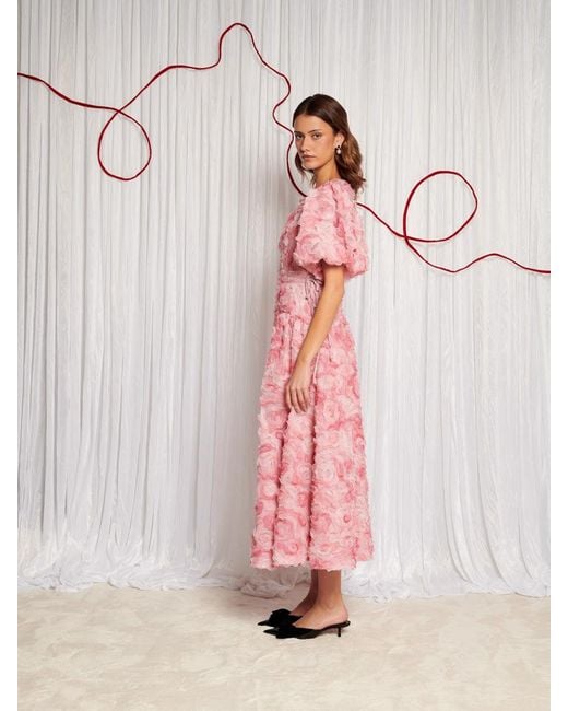 Sister Jane Dream Rose Finch Tulle Midi Dress in Pink | Lyst