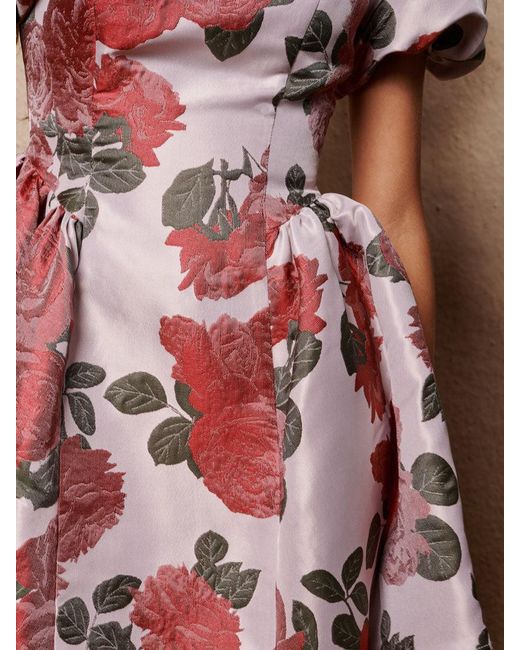 Sister Jane Brown Good Days Jacquard Mini Dress