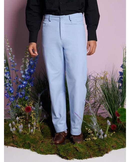 Sister Jane Blue Field Gem Trousers