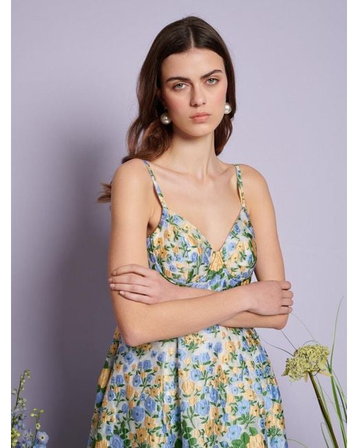 Sister Jane Multicolor Dream Marigold Jacquard Mini Dress