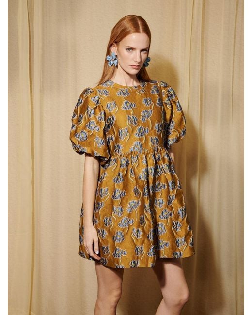 sister jane 別注　Dres ワンピース　HONEY MI HONEY Sister Jane Dream Honey Jacquard Mini Dress in Natural | Lyst