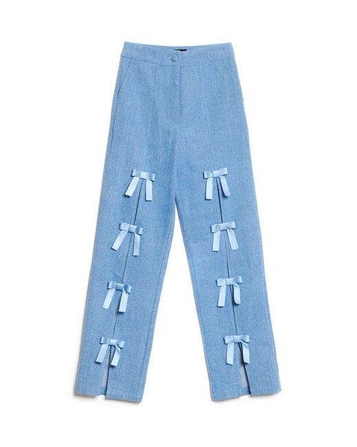 Sister Jane Blue Ebba Trim Blouse