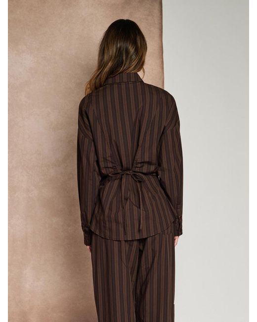 Sister Jane Brown Ghospell Ximena Striped Shirt