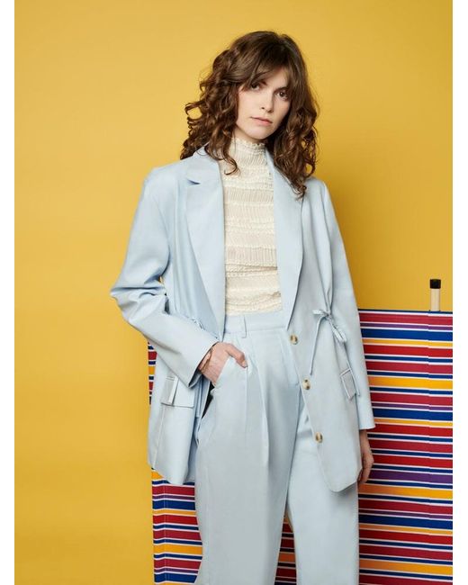 Sister Jane Blue Ghospell Helen Drawstring Blazer