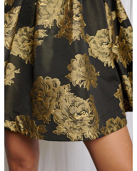 Sister Jane Green Clover Jacquard Mini Dress