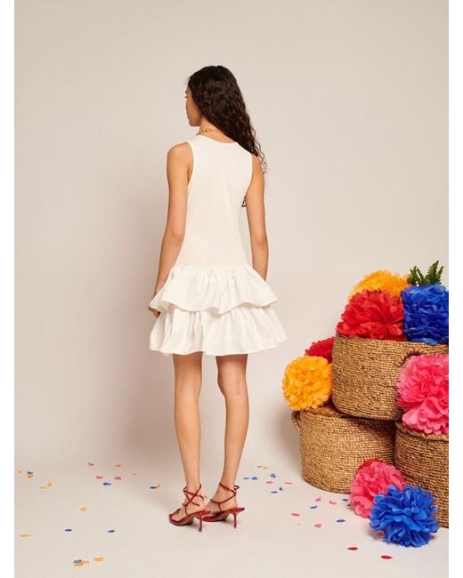 Sister Jane Orange Una Baile Rib Mini Dress