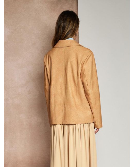 Sister Jane Natural Ghospell Camila Faux Leather Jacket