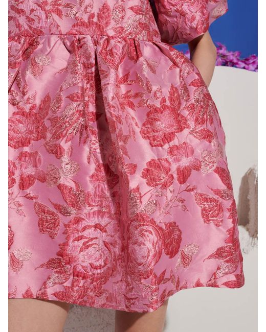 Sister Jane Pink Dream Elara Jacquard Mini Dress