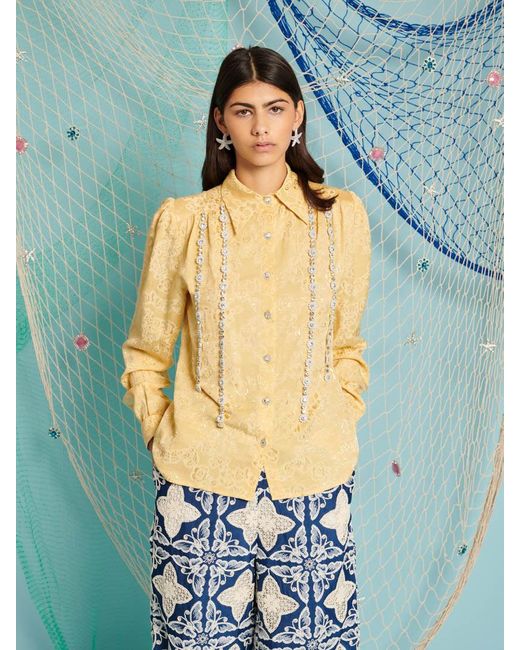 Sister Jane Blue Dream Seabound Jewel Blouse