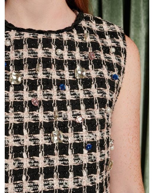 Sister Jane Green Dream Spectacle Tweed Mini Dress
