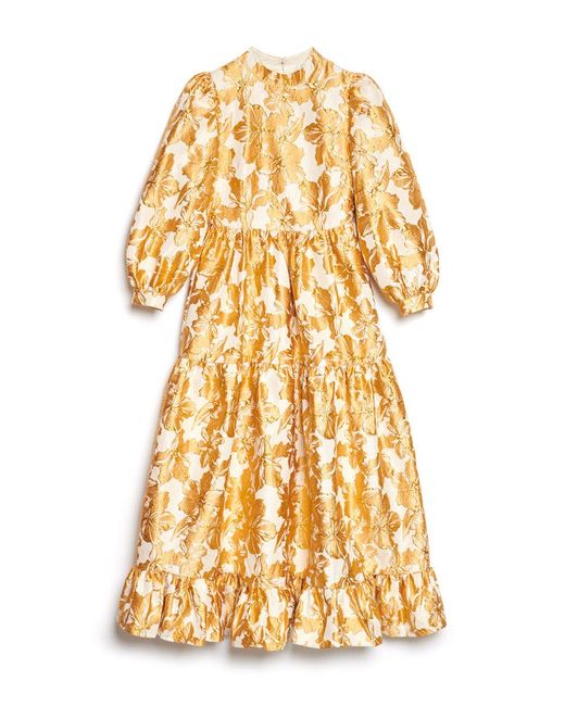 Sister Jane Metallic Dream Imagine Jacquard Maxi Dress