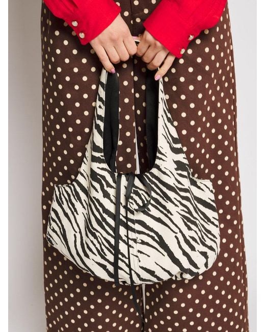 Sister Jane Red Nuit Zebra Bow Bag