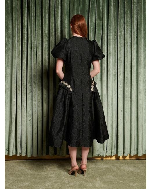 Sister Jane Green Dream Viola Jacquard Midi Dress