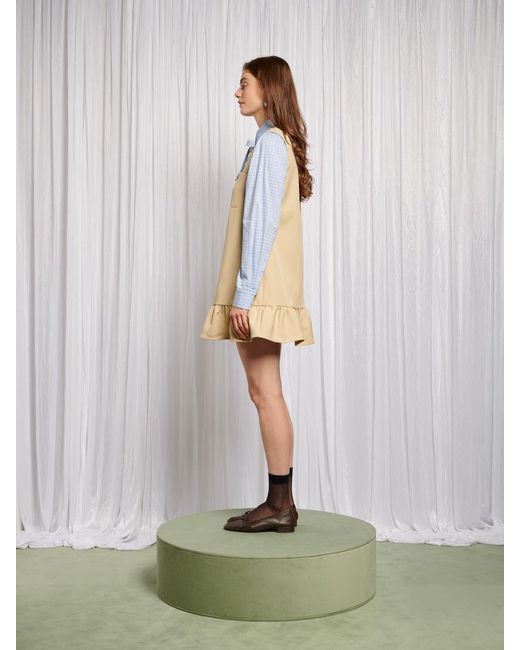 Sister Jane Natural Catherine 2 In 1 Mini Dress