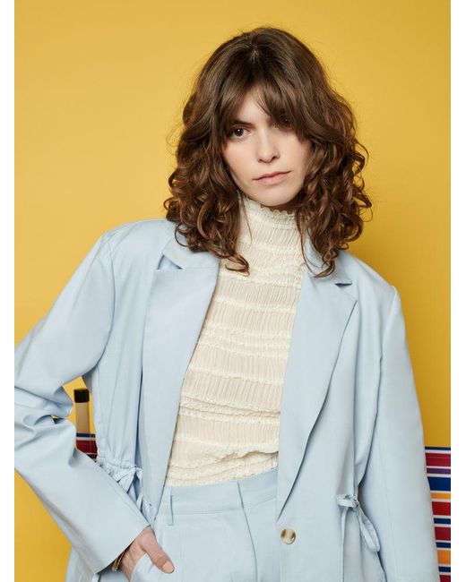 Sister Jane Blue Ghospell Helen Drawstring Blazer