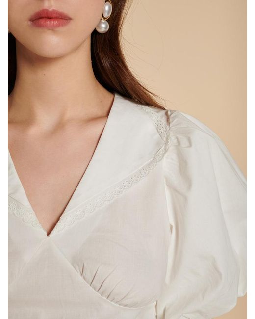 Sister Jane Natural Stuga Cropped Top