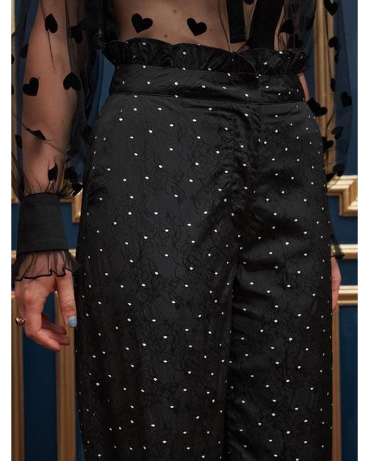 Sister Jane Blue Waltz Ruffle Trousers