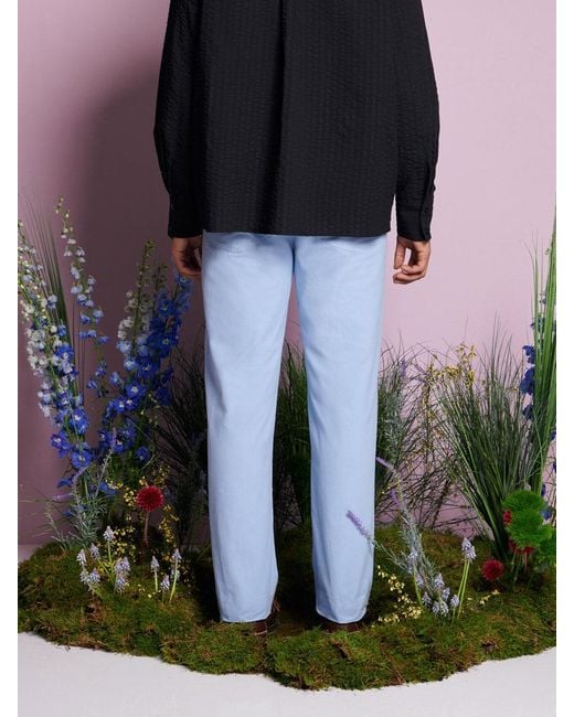 Sister Jane Blue Field Gem Trousers