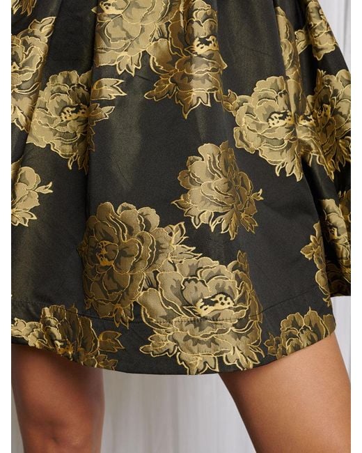 Sister Jane Green Clover Jacquard Mini Dress