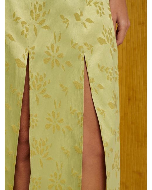 Sister Jane Yellow Ghospell Kennedy Midi Skirt