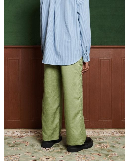 Sister Jane Green Lucas Jacquard Trousers