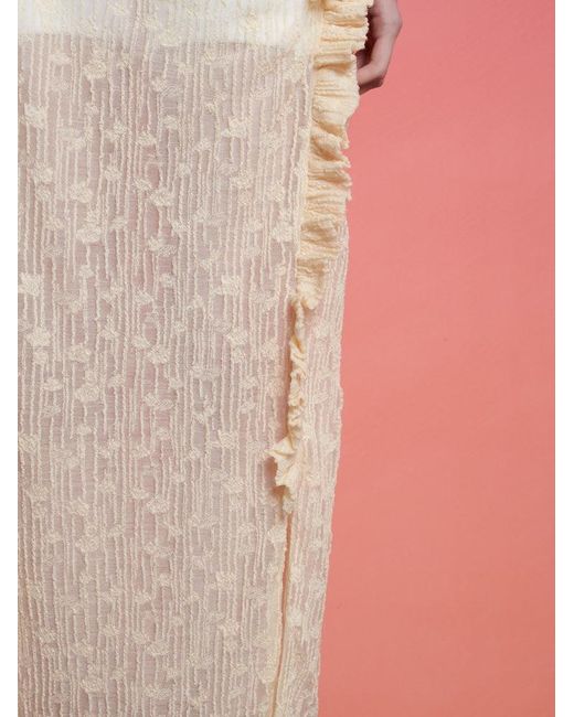 Sister Jane Pink Ghospell Lucia Ruched Midi Dress