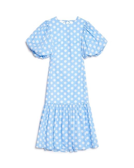 Sister Jane Blue Seaglass Spot Midi Dress