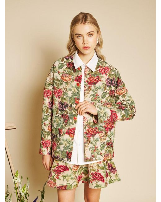 Sister Jane Natural Petunia Tapestry Jacket