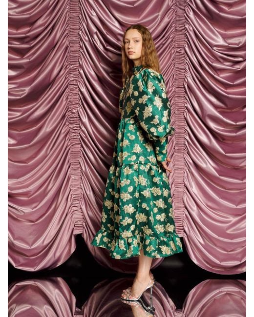 Sister Jane Multicolor Dream Showstopper Jacquard Maxi Dress