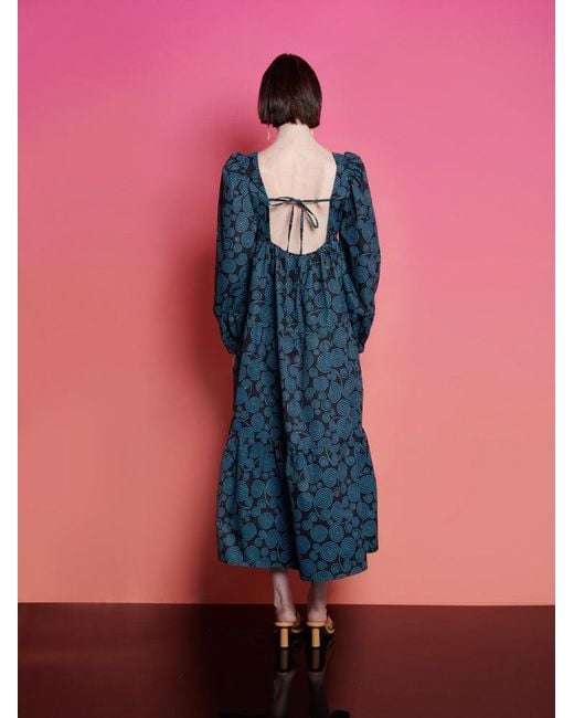 Sister Jane Pink Ghospell Camryn Printed Midi Dress