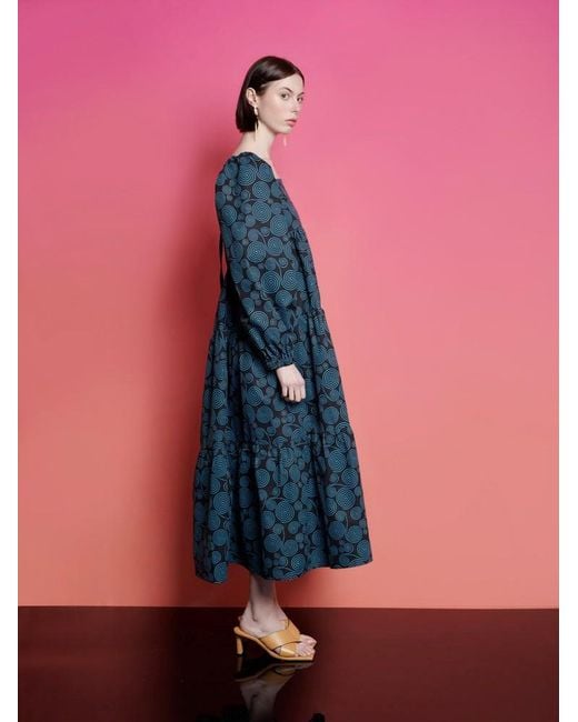 Sister Jane Pink Ghospell Camryn Printed Midi Dress