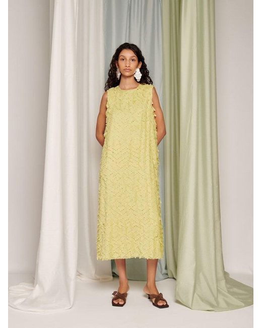 Sister Jane Natural Ghospell Shivani Midi Dress