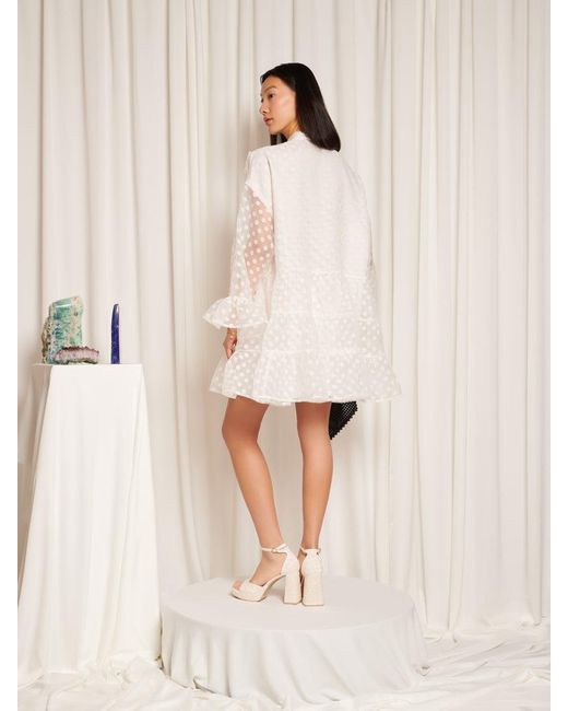 Sister Jane Natural Crystal Mini Dress